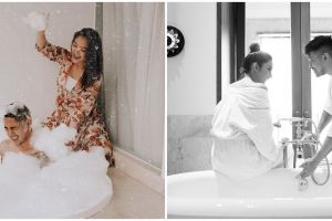 Pemotretan 7 pasangan seleb di bathtub, Ririn Ekawati kece