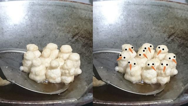 10 Momen absurd menggoreng cimol ini bikin mikir berulang kali