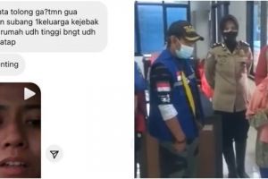 Kisah keluarga terjebak banjir, selamat usai cari bantuan lewat medsos