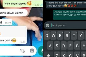 8 Chat permintaan absurd dari pacar ini bikin jomblo senyum jahat