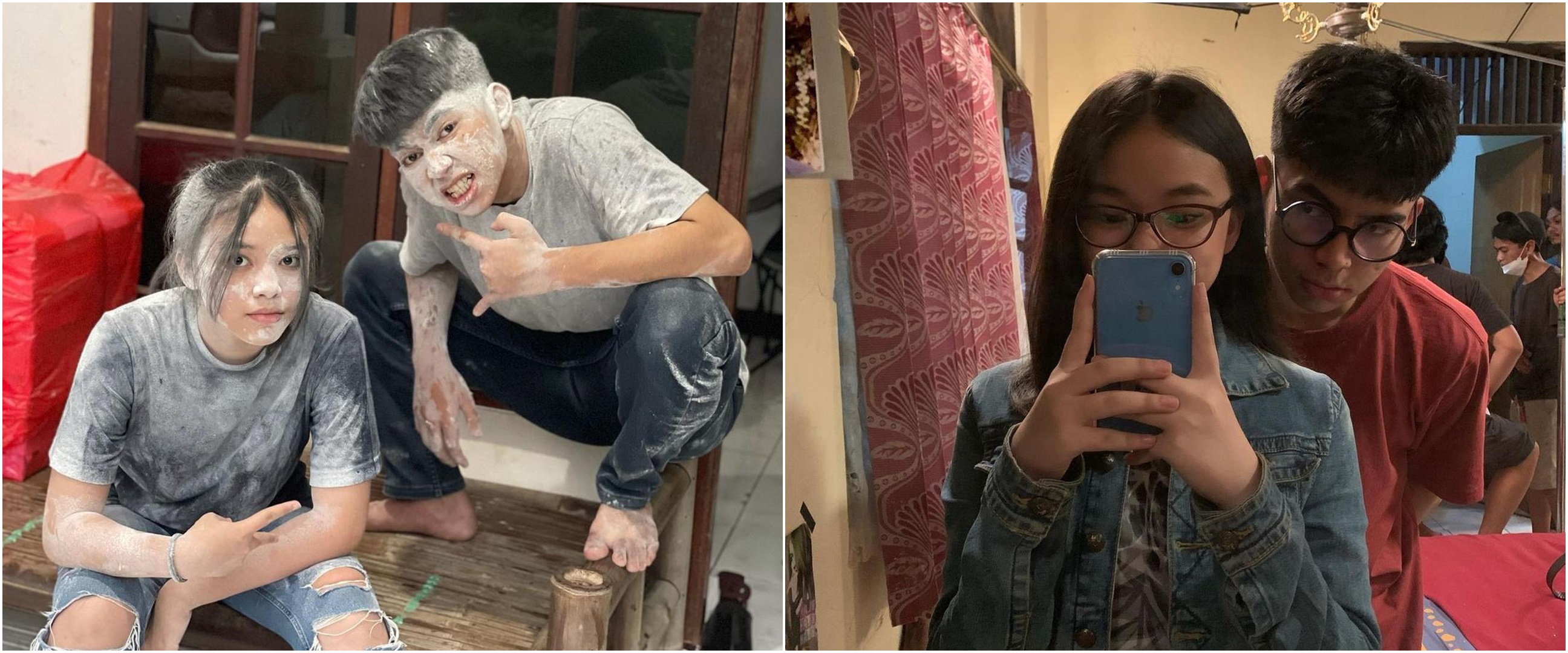 7 Potret kedekatan Dimas Ahmad dan Anneth Delliecia, syuting bareng