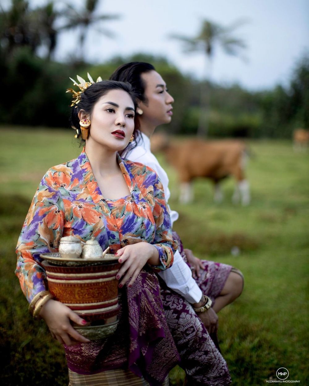 8 Pesona Nindy Ayunda pemotretan kenakan busana adat Bali