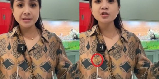 Unggah video di Instagram, tali masker Nagita Slavina bikin salfok