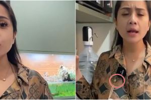 Unggah video di Instagram, tali masker Nagita Slavina bikin salfok