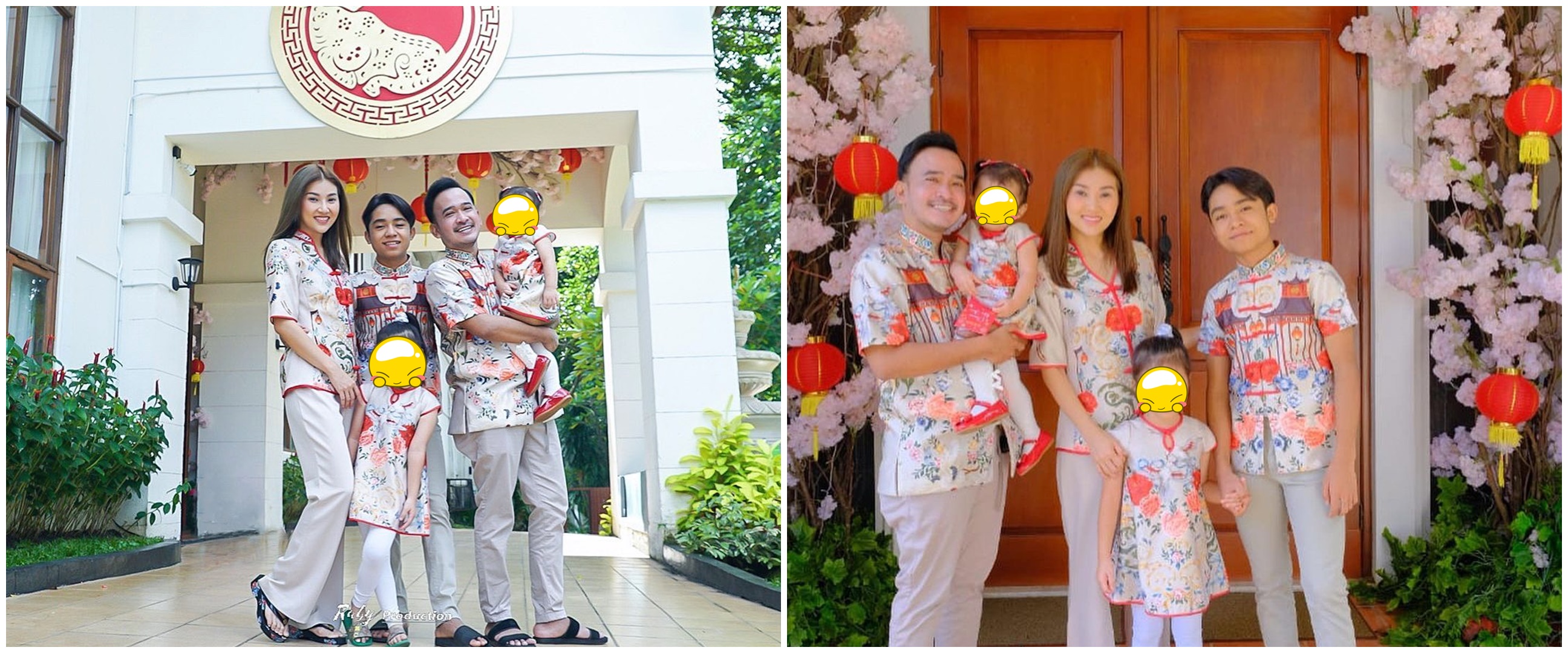 8 Potret dekorasi rumah Ruben Onsu saat rayakan Imlek, meriah banget