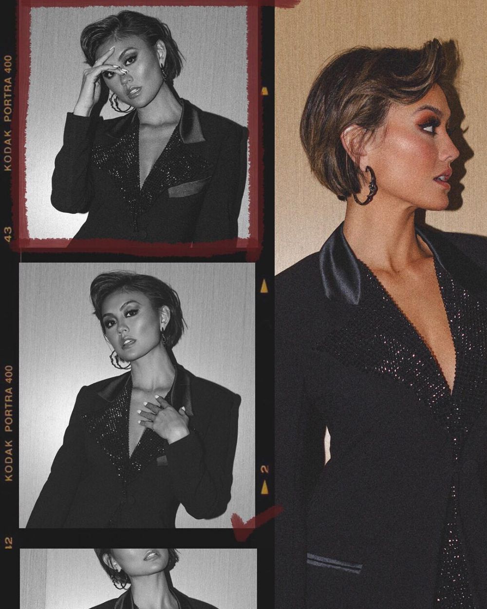 10 Potret transformasi gaya rambut Agnez Mo sejak kecil