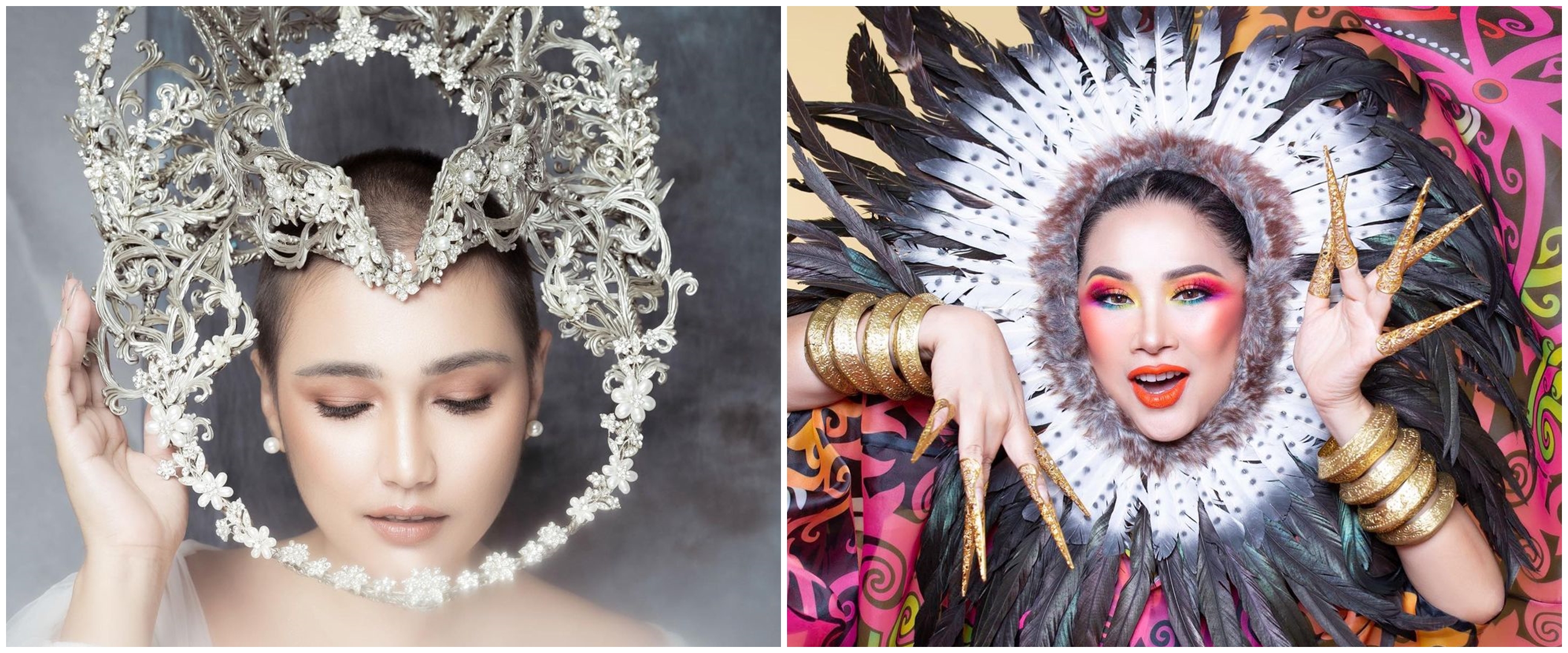 Potret 11 seleb dengan hiasan kepala estetik, tampilannya memukau