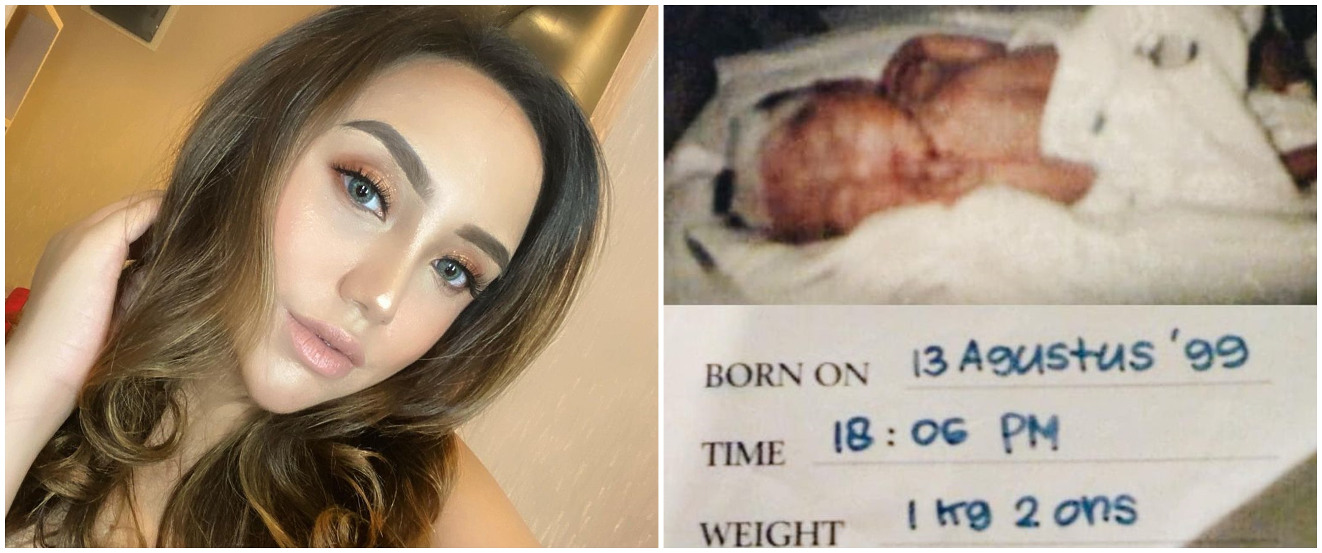 8 Potret masa kecil Salmafina Sunan, saat lahir bobotnya 1,2 kg