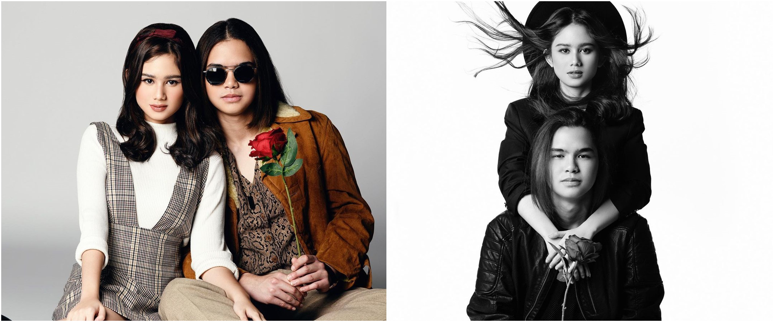 6 Gaya pemotretan Tissa Biani dan Dul, ala Yoko Ono dan John Lennon