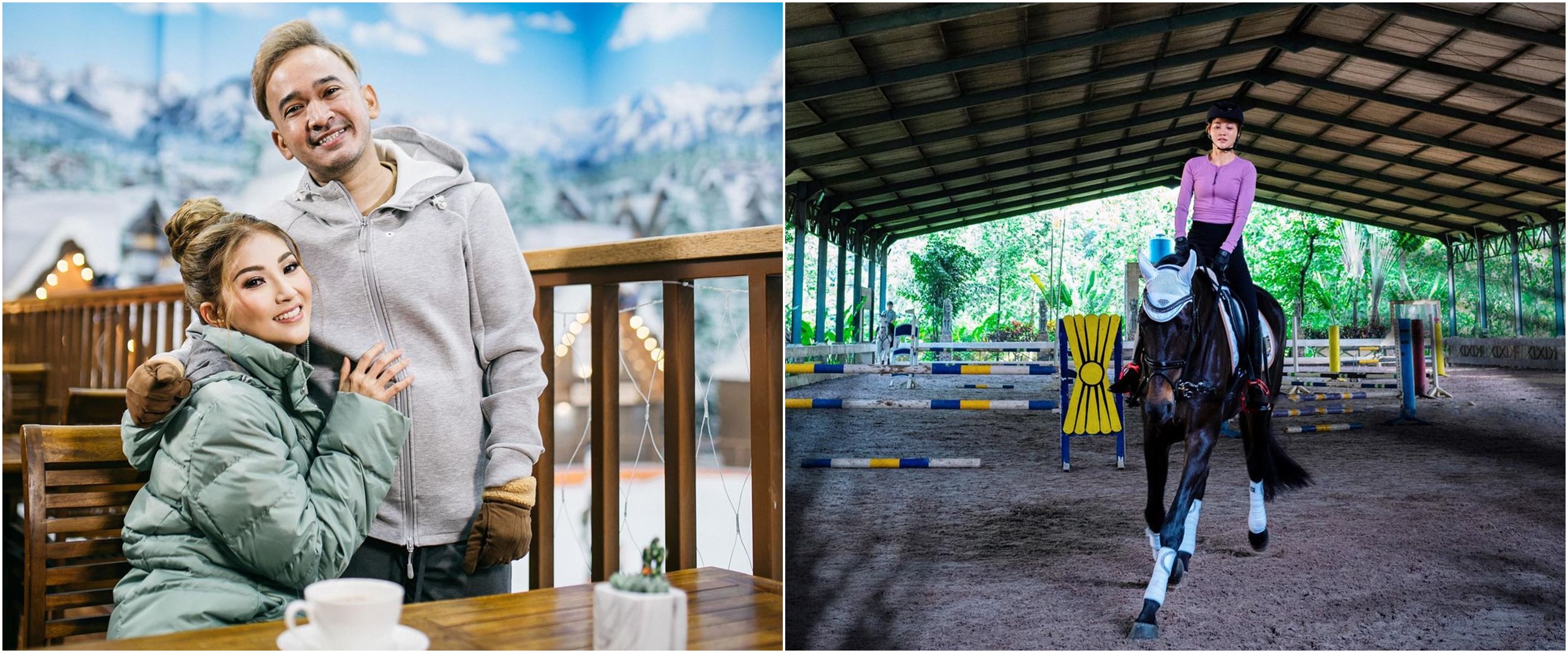 Ruben Onsu beri hadiah kuda sebagai kado Valentine untuk Sarwendah