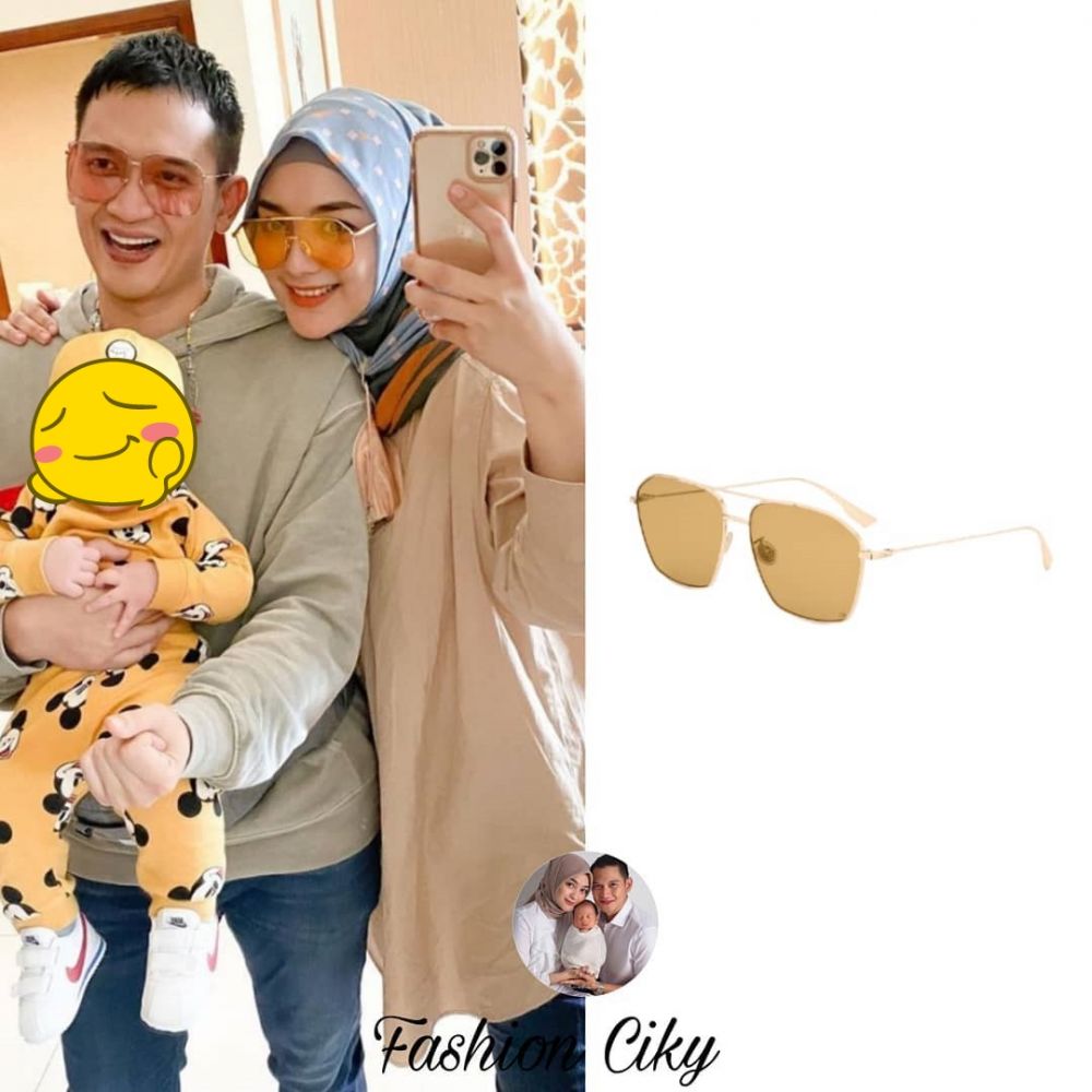 10 Taksiran harga fashion item Citra Kirana, bros hijabnya Rp 10 juta