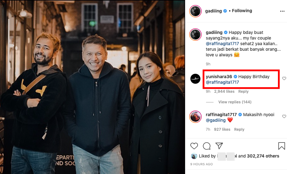 Raffi Ahmad dan Nagita ultah, ucapan selamat Yuni Shara disorot