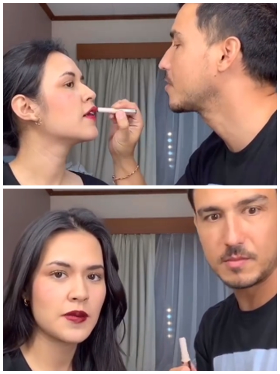 Potret wajah 8 seleb usai didandani suami, hasilnya tak terduga