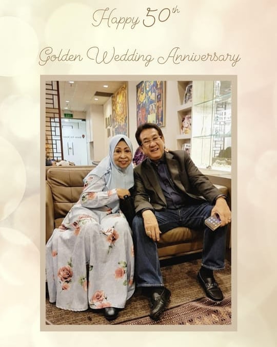 7 Momen Anwar Fuady & istri rayakan ultah pernikahan ke-50, romantis