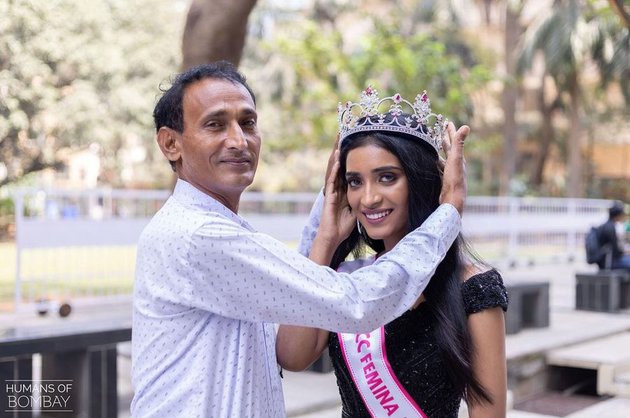 9 Momen Miss India Manya Singh bertemu orang tua, dijemput naik bajaj