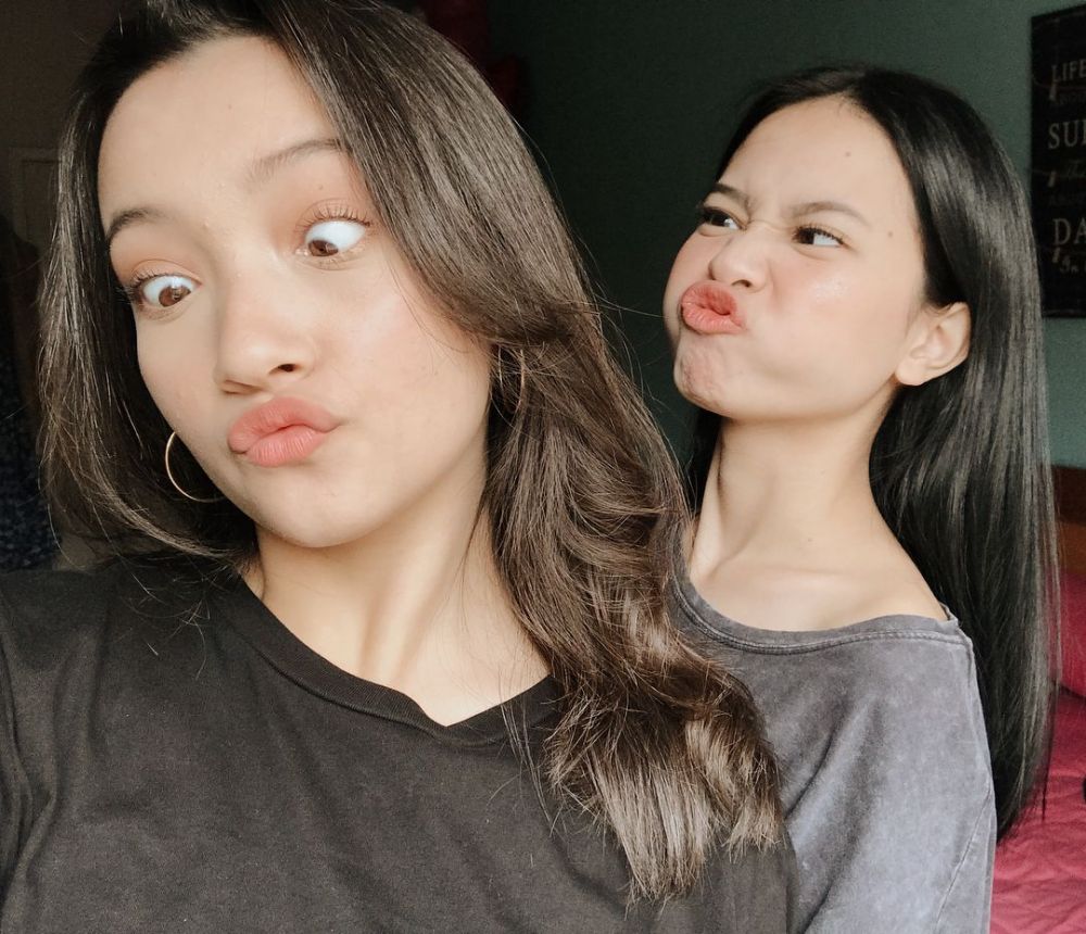 7 Potret kebersamaan Megan Domani dan Hanggini, bak saudara kandung