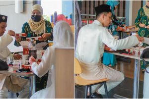 Unik, pasangan pengantin ini lakukan resepsi di restoran cepat saji