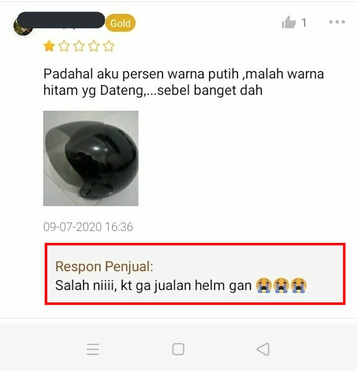10 Respons penjual di review bintang satu, bikin senyum ngelus dada