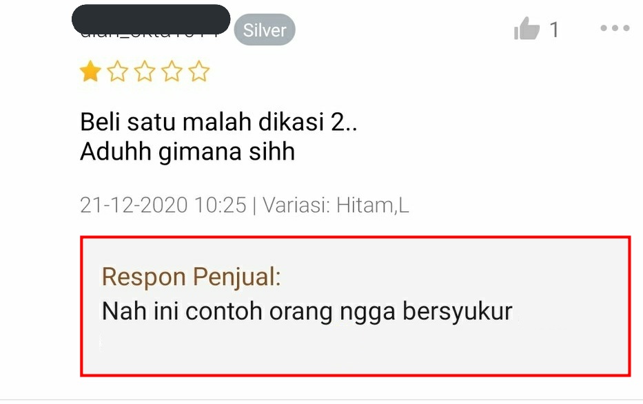 10 Respons penjual di review bintang satu, bikin senyum ngelus dada