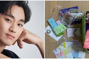 Momen 6 artis Korea tunjukan kado mi instan dari fans Indonesia, heboh