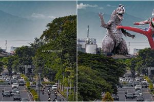 10 Editan foto Gunung Gede Pangrango ini hasilnya bikin ketawa geli