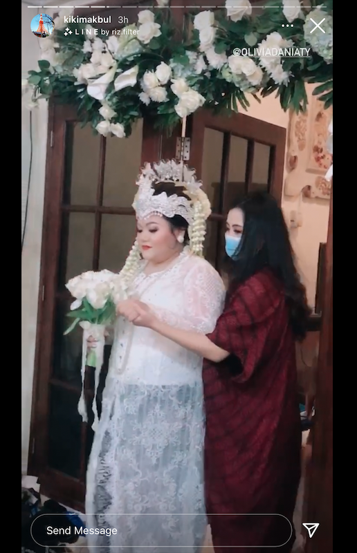 8 Momen pernikahan Olivia anak Nia Daniaty, tampilannya manglingi