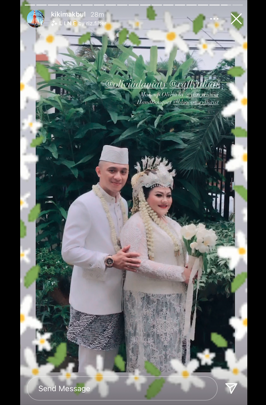 8 Momen pernikahan Olivia anak Nia Daniaty, tampilannya manglingi