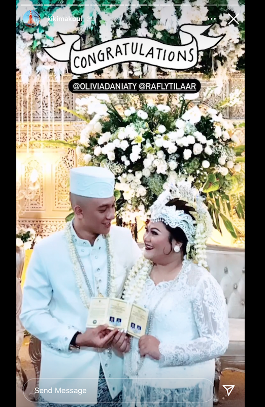 8 Momen pernikahan Olivia anak Nia Daniaty, tampilannya manglingi