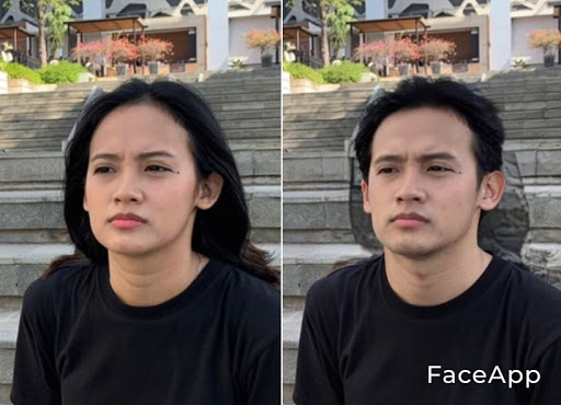 Foto editan 5 pemain Amanah Wali jadi cowok, Bulik Wiwik macho pol