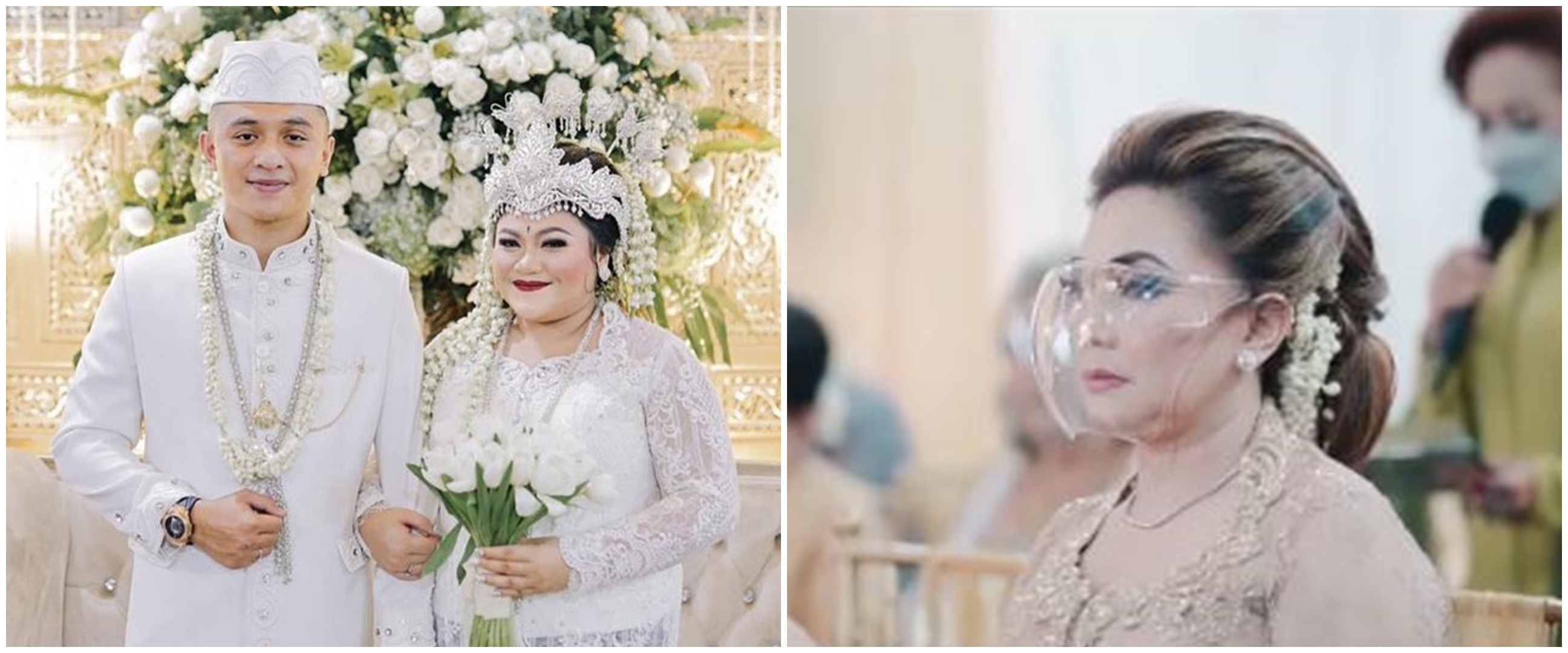 5 Pesona Nia Daniaty di nikahan sang putri, gayanya curi perhatian