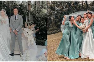 10 Momen pernikahan Marcella Daryanani dan Willy, berlangsung khidmat