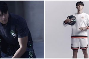 7 Gaya pemotretan Hyun Bin pakai baju olahraga, bak atlet profesional