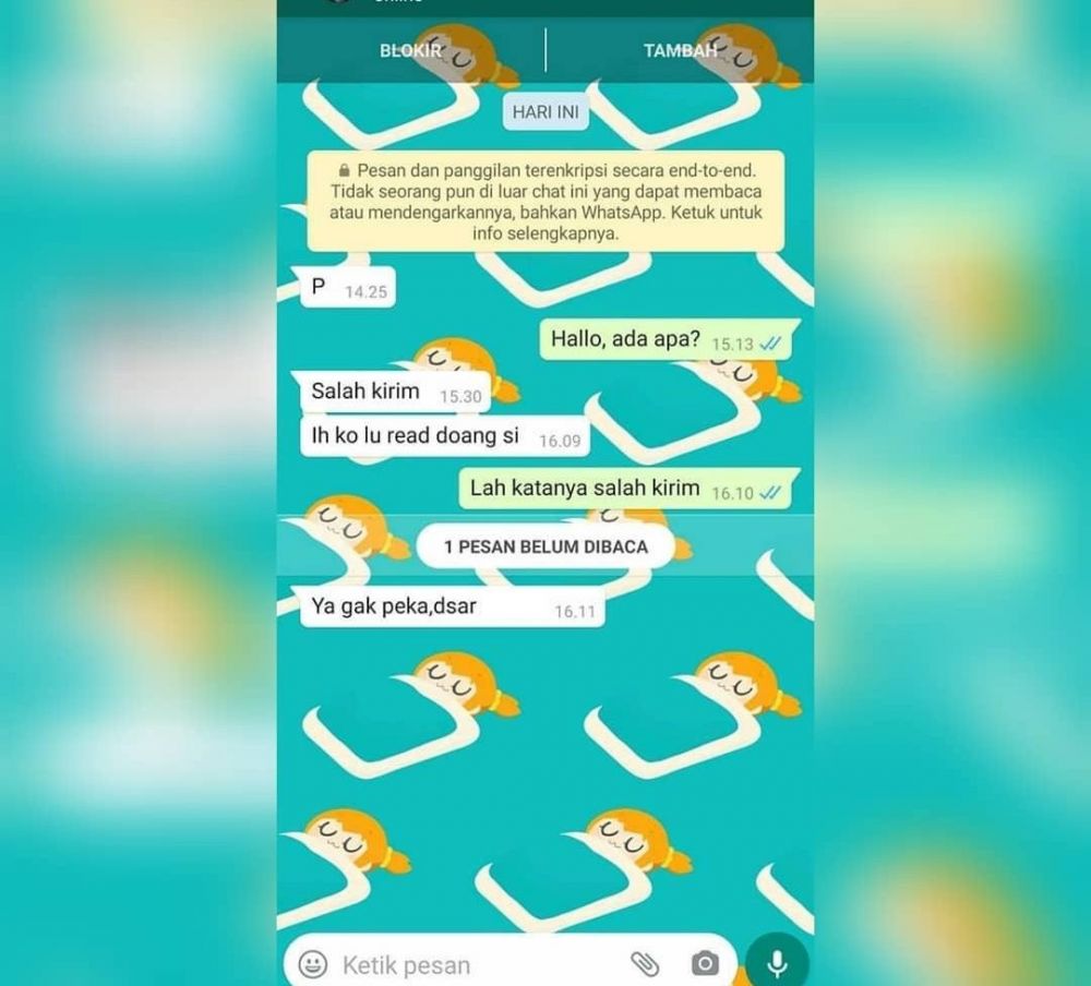 11 Chat lucu cowok ke gebetan ini endingnya bikin nyesek