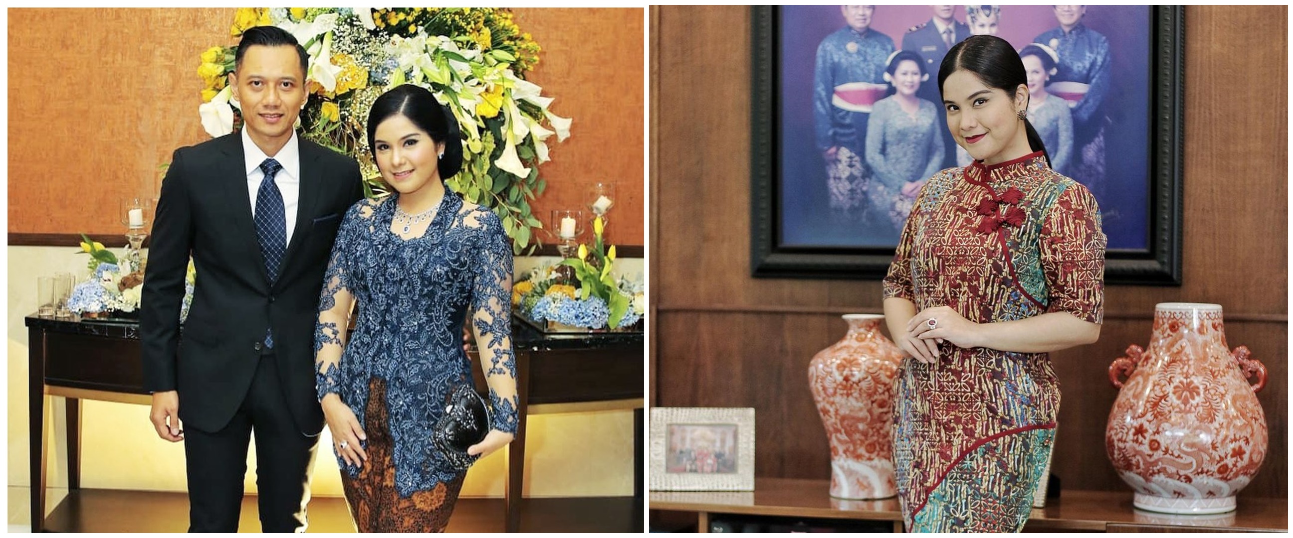 7 Gaya Annisa Pohan saat kondangan pakai masker, tampilannya disorot