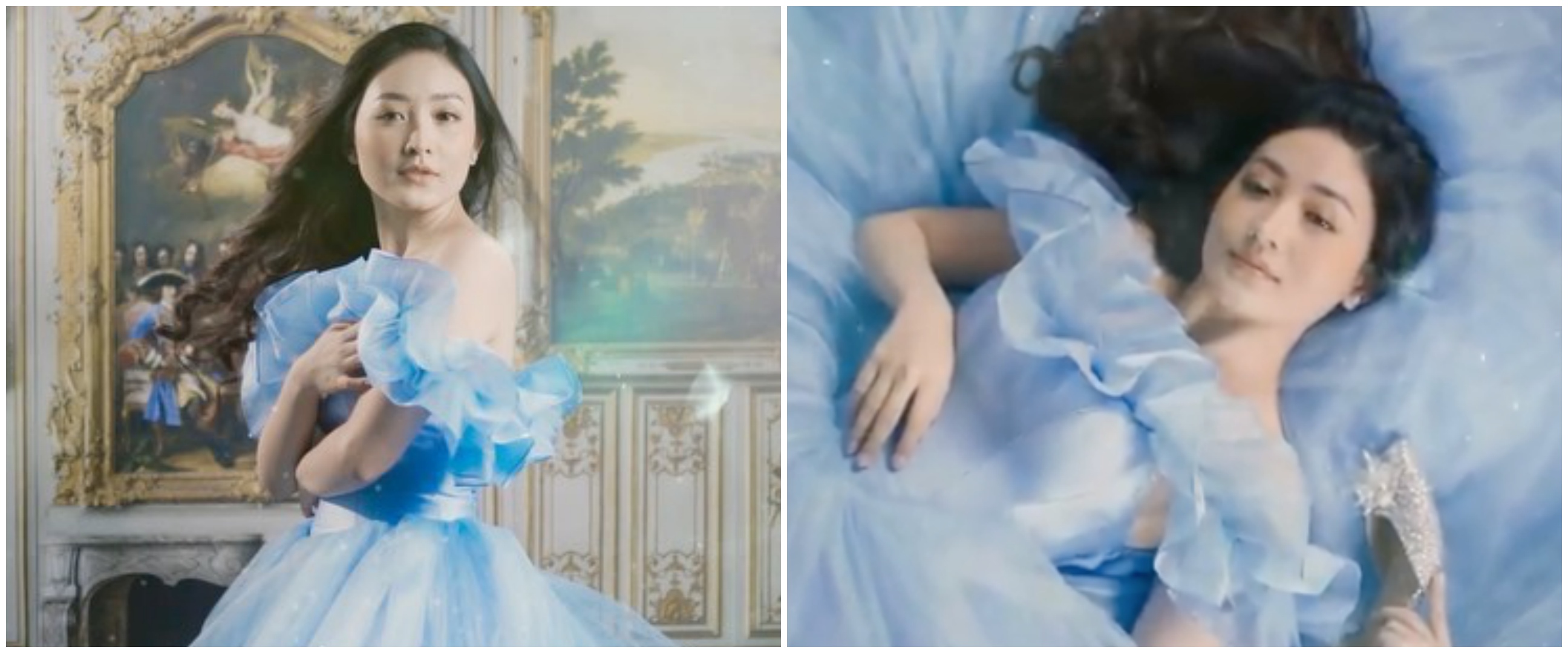 6 Gaya pemotretan Natasha Wilona jadi Cinderella, tampil anggun