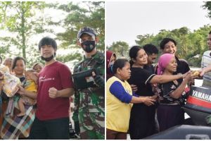8 Momen Rian D'Masiv bantu korban banjir Jakarta, aksinya bikin salut
