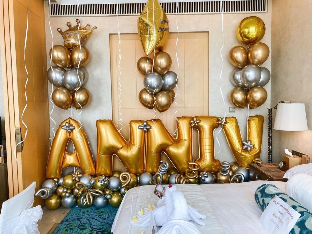 8 Momen sederhana Abel Cantika & Ray Rafi rayakan anniversary pertama