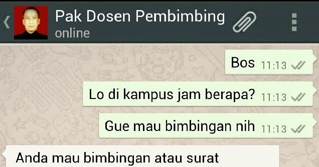 8 Chat mahasiswa ke dosen ini ngawurnya bak uji nyali