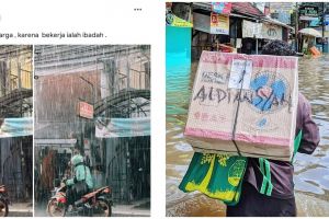 10 Perjuangan driver ojek online antar orderan ini bikin salut