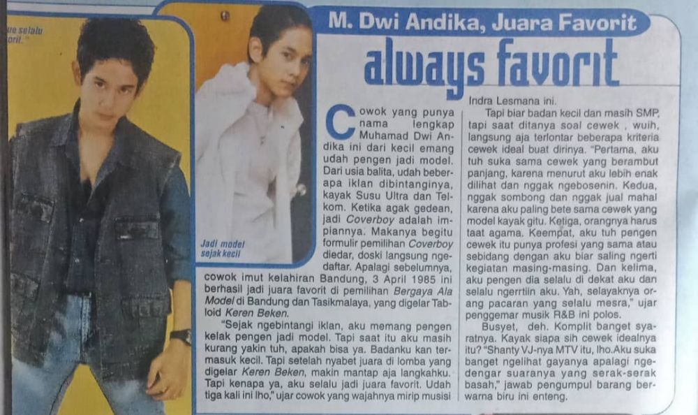 10 Transformasi gaya rambut Dwi Andhika, ada yang mirip artis Korea