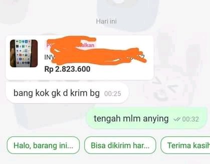 10 Chat lucu tanya jawab di online shop, endingnya bikin seller emosi