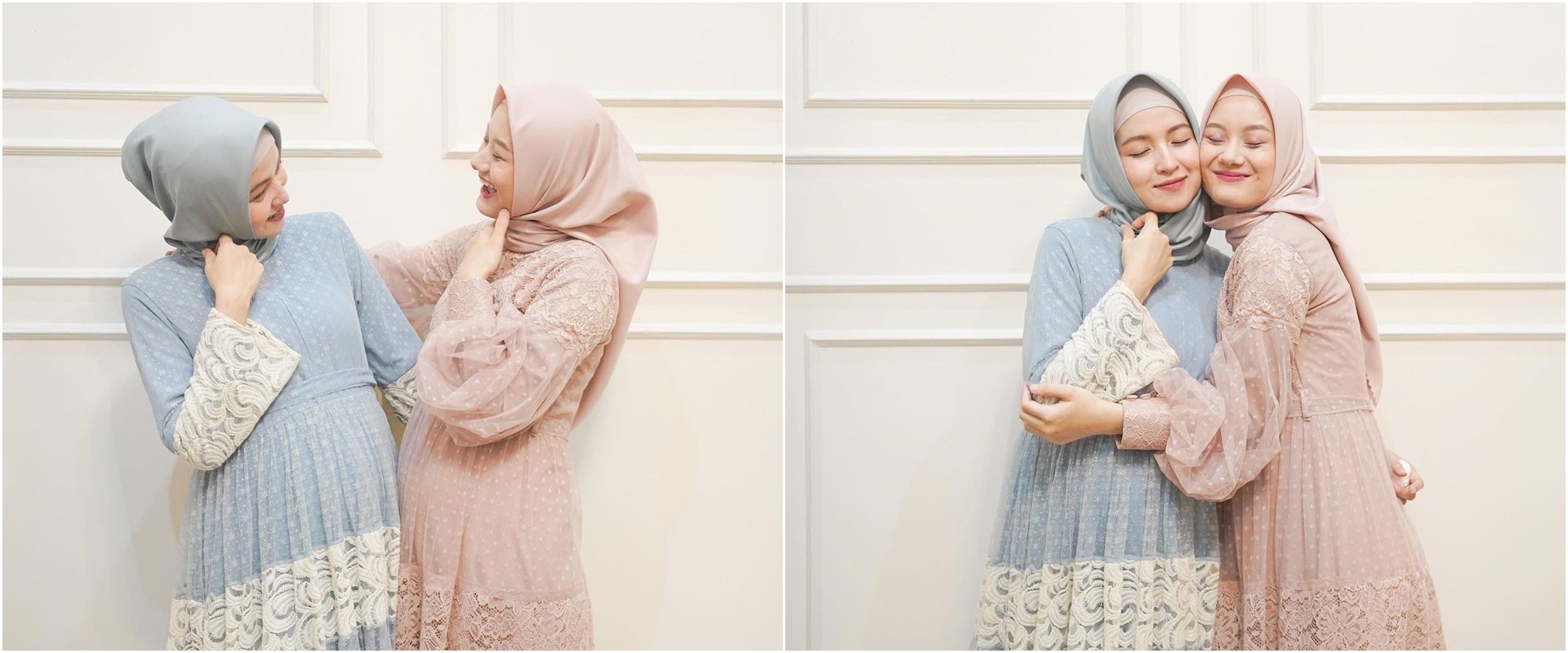 Hamil bareng, ini 7 potret kompak Dinda Hauw dan Ninie Mbayang