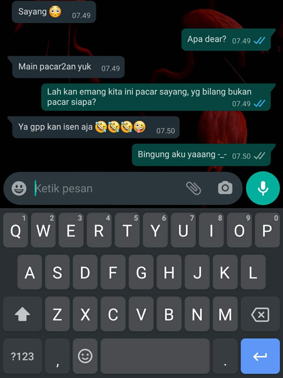 8 Chat iseng ala orang pacaran ini bikin jomblo gigit jari