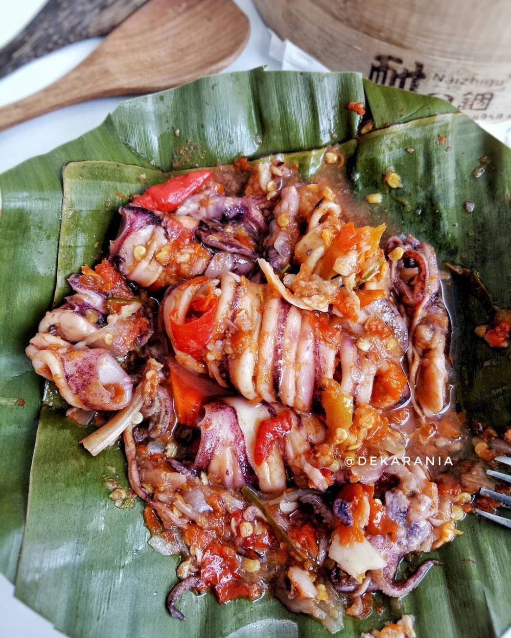 8 Resep kreasi pepes cumi sederhana, enak, simpel, dan bikin nagih
