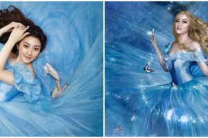 Beda penampilan 6 seleb dandan ala Cinderella, pesonanya terpancar