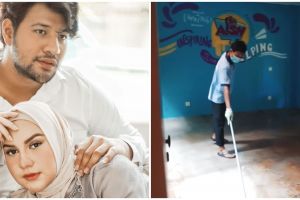 10 Potret rumah Irish Bella mulai dibersihkan usai banjir