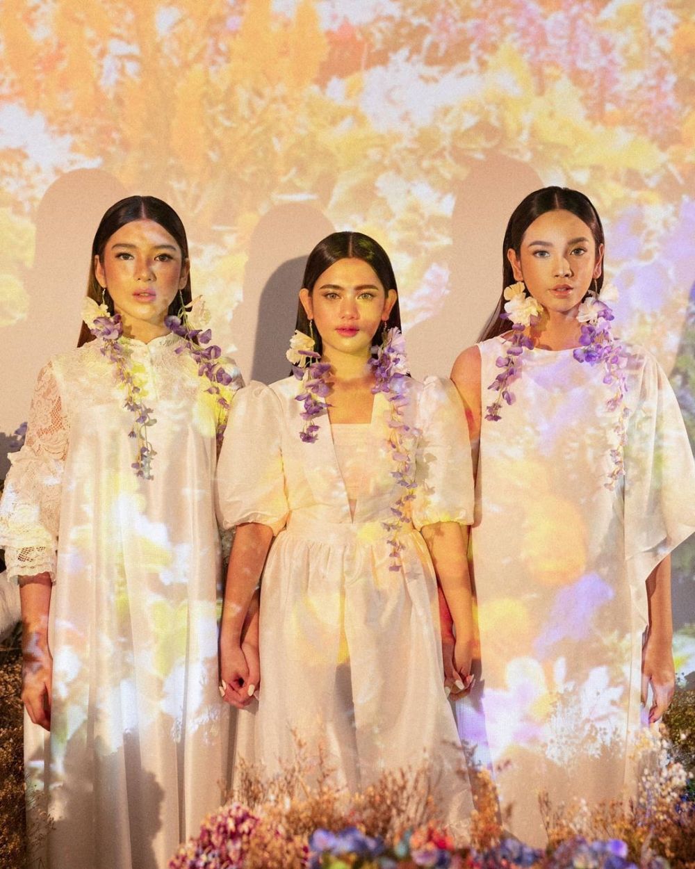 9 Pemotretan terbaru Lyodra, Tiara dan Ziva Idol bertema bunga, elegan
