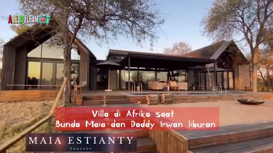 Masih renovasi, 10 potret rumah baru Maia Estianty bergaya vila Afrika