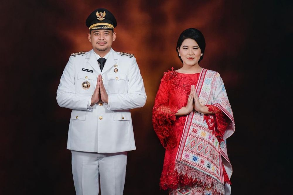 6 Momen Kahiyang Ayu dampingi suami pelantikan Wali Kota Medan