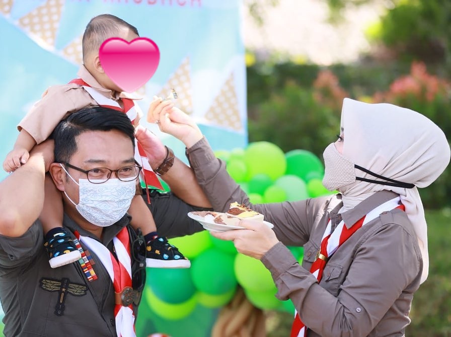 Ridwan Kamil Rayakan ultah ke-1 anak angkat, konsepnya curi perhatian